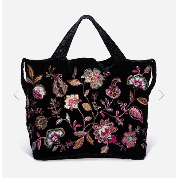 Nwt Johnny Was Brenda Embroidered Tote bag